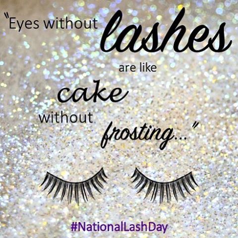 Happy #NationalLashDay to all the fierce babes out there who keep their #lashgamestrong ✨ Don't stop being fabulous! 💋 #ladieswholash #lashesmakelifebetter #golong #lashmeme #sparkle