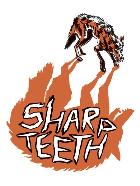 book jacket illustration - sharp teeth