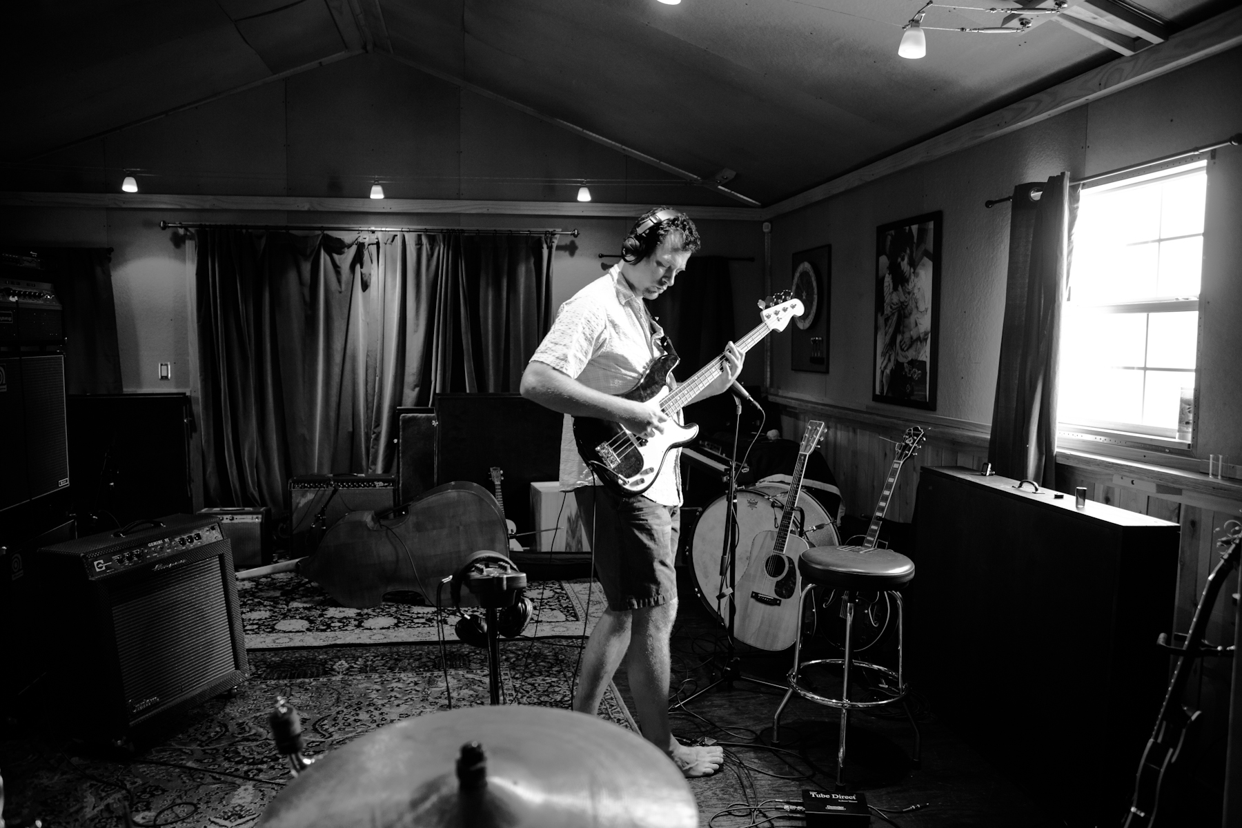 Daniel Budiansky laying down some phat bass. Rock n' Roooooolllll!