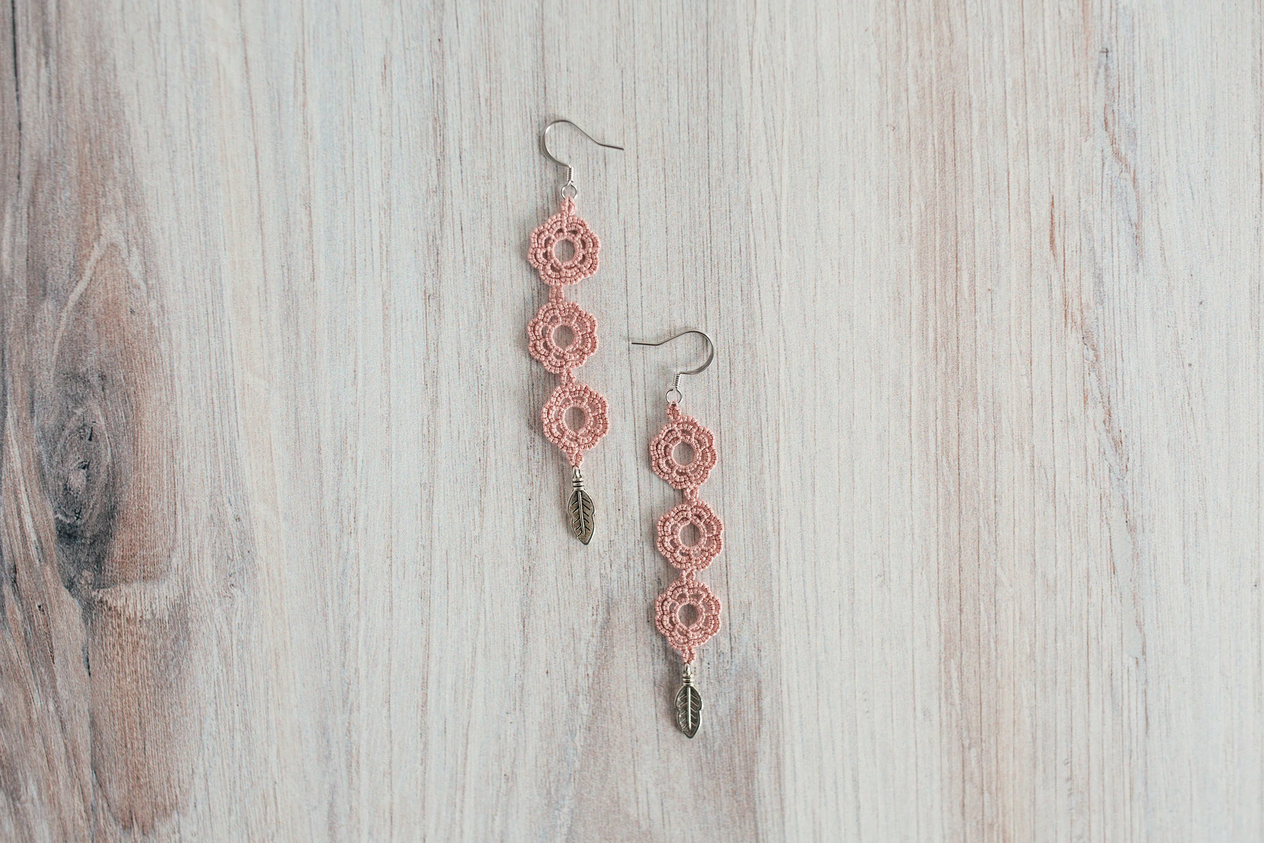 Rose Bracelet and Earrings