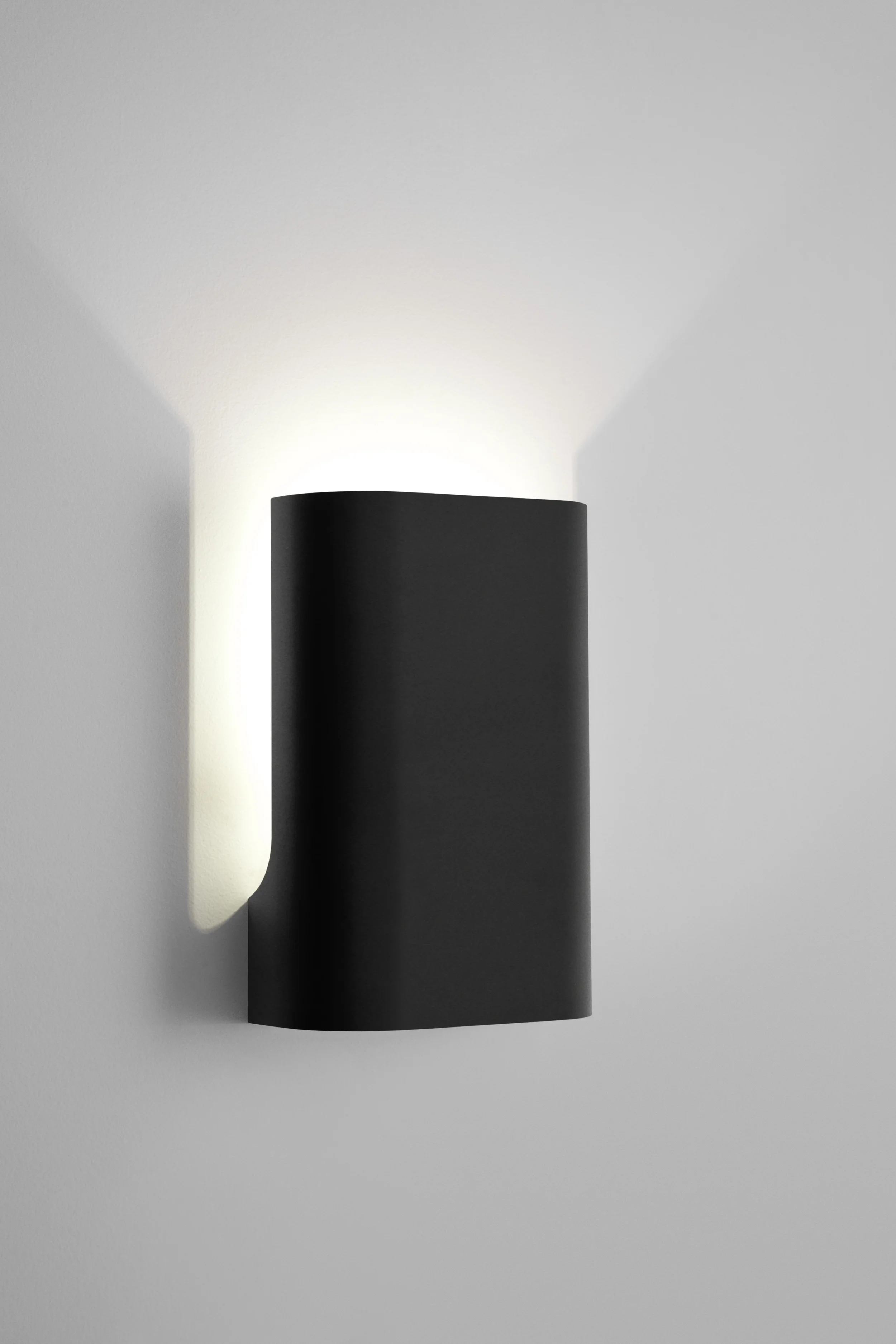 I Do... small wall up lamp in flat black