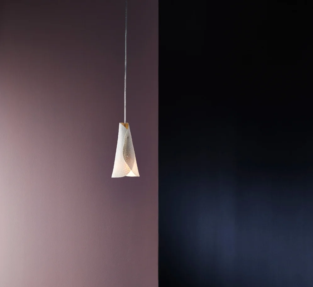 ISM Objects_Stippled Porcelain_Cone Pendant_01.jpg