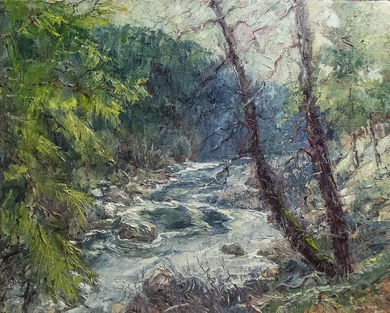 A snapshot of the final painting.