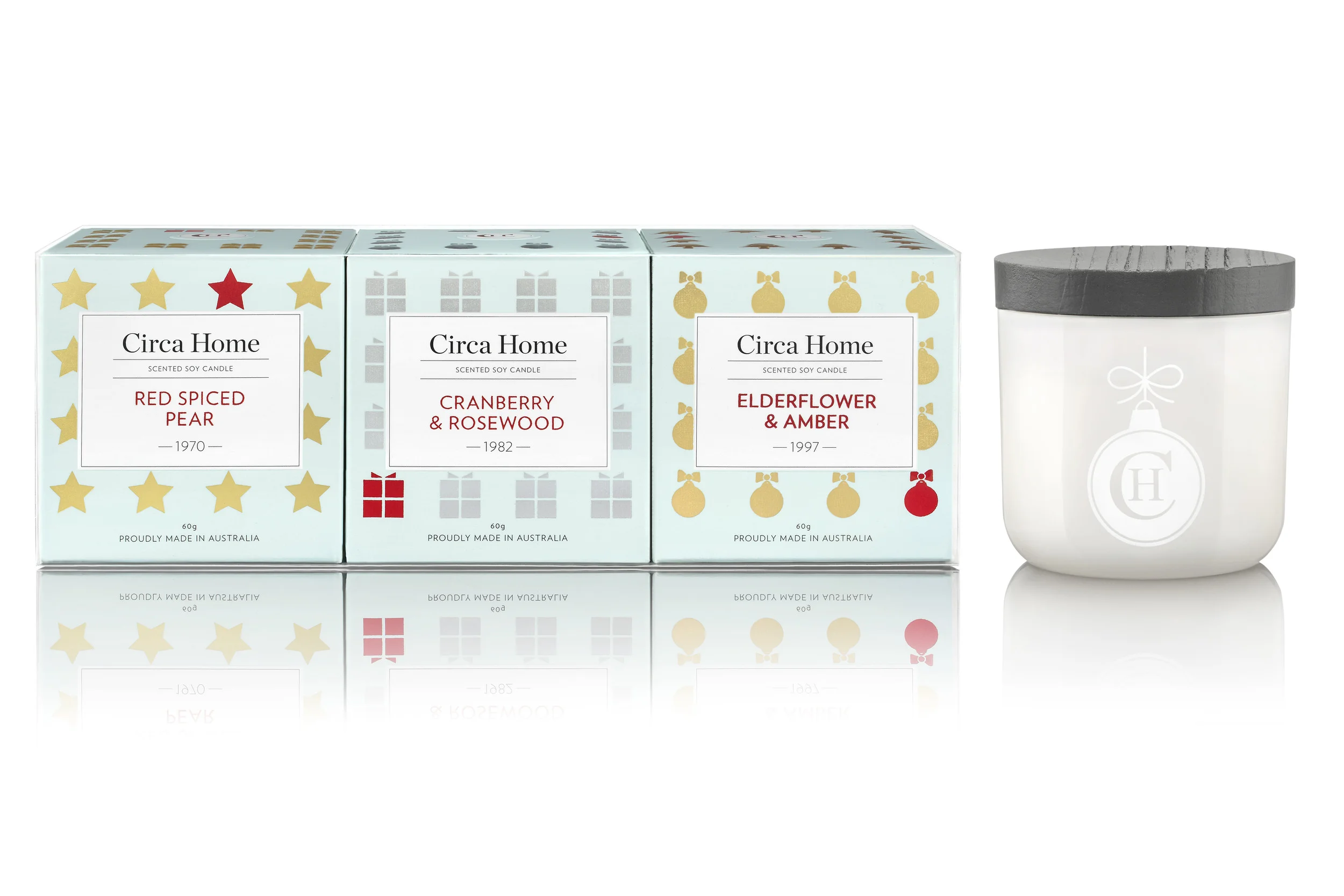 Circa Home - Mini Candle Christmas Trio $32.95