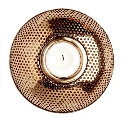 Freshcut Interiors - Copper Candle Holder $36.00