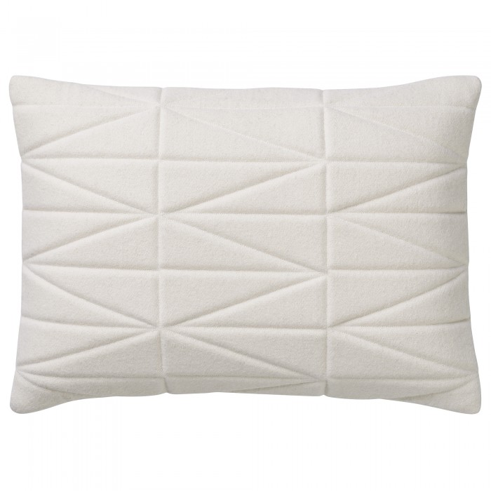 BLOOMINGVILLE Quilted Wool Cushion Off-White - $99