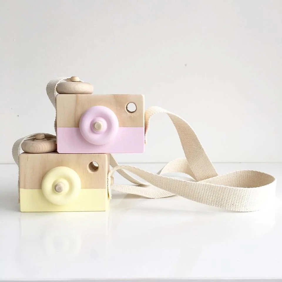 Wooden Toy Camera - Behind the Trees