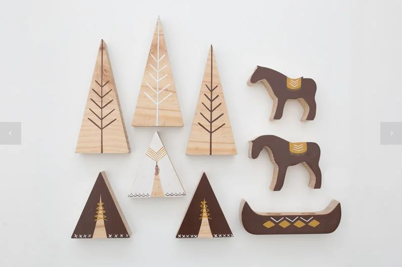 Tribal Village Peg Doll Set - Vines of the wild