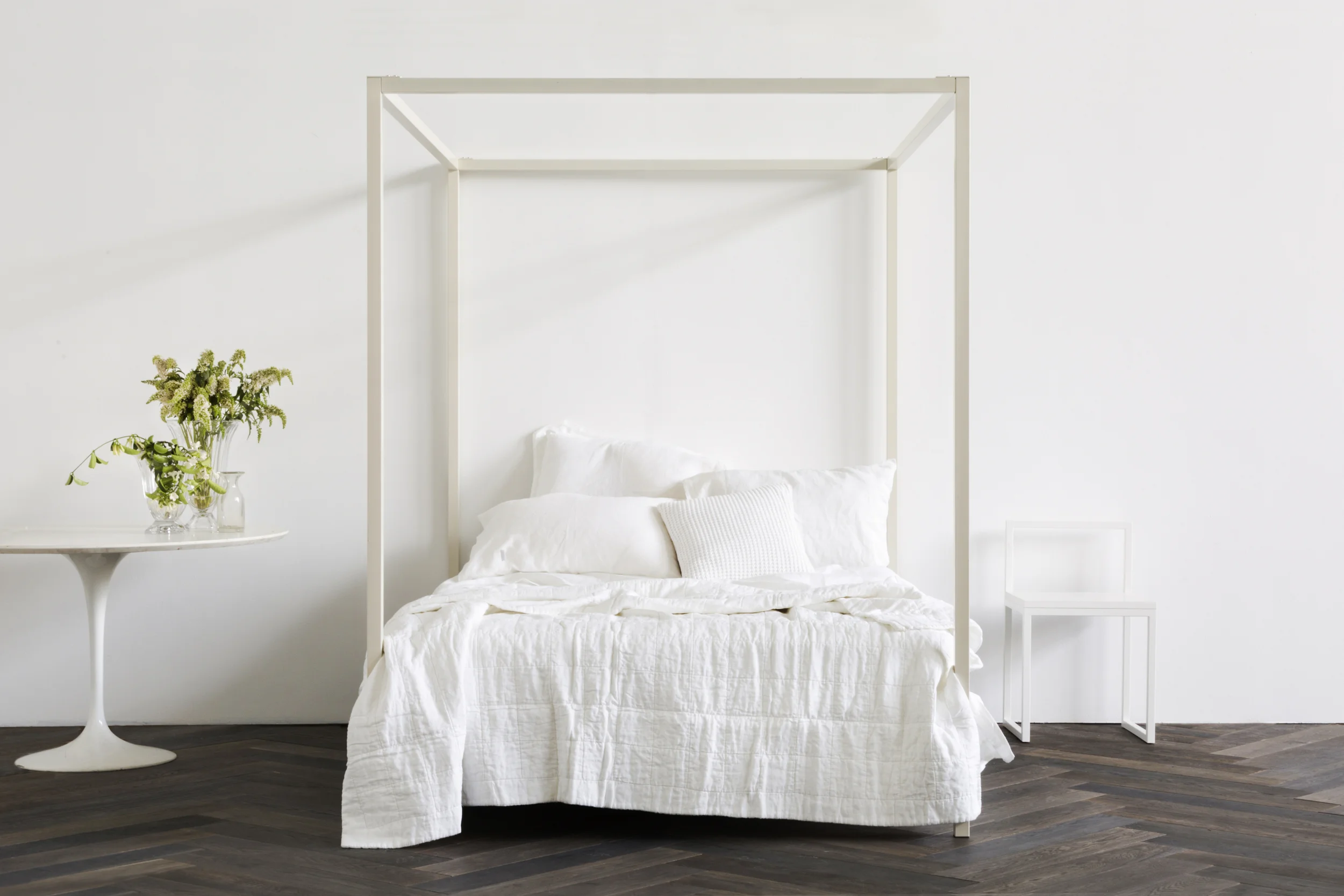 QUEEN: $1299 - DIMENSIONS QUEEN: 155cm (w)x 205cm(l)x 200cm(h) / KING: $1599 - DIMENSIONS KING: 185cm(w)x 205cm(l)x 200cm(h)