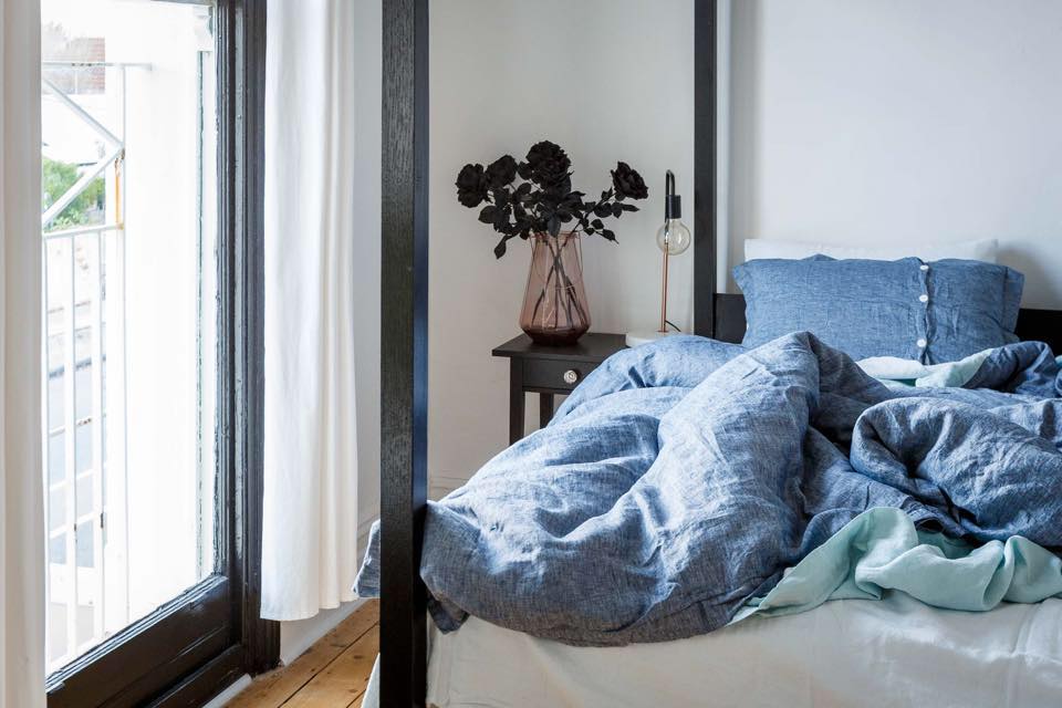 Sea Foam and Dark Chambray