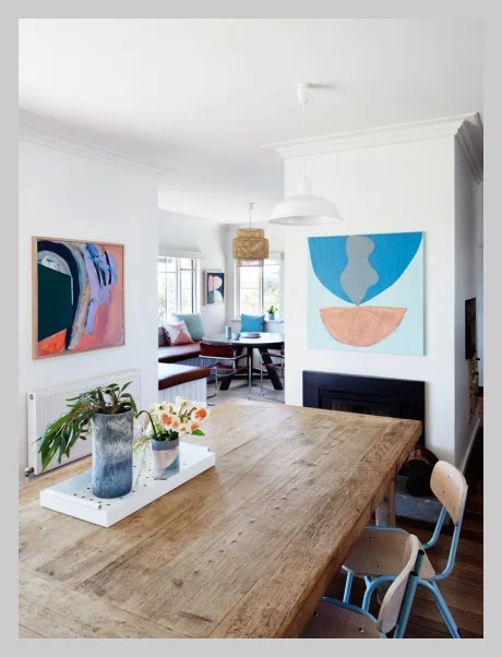 Lumière Art + Co collection in the Holiday House that is available to rent here.