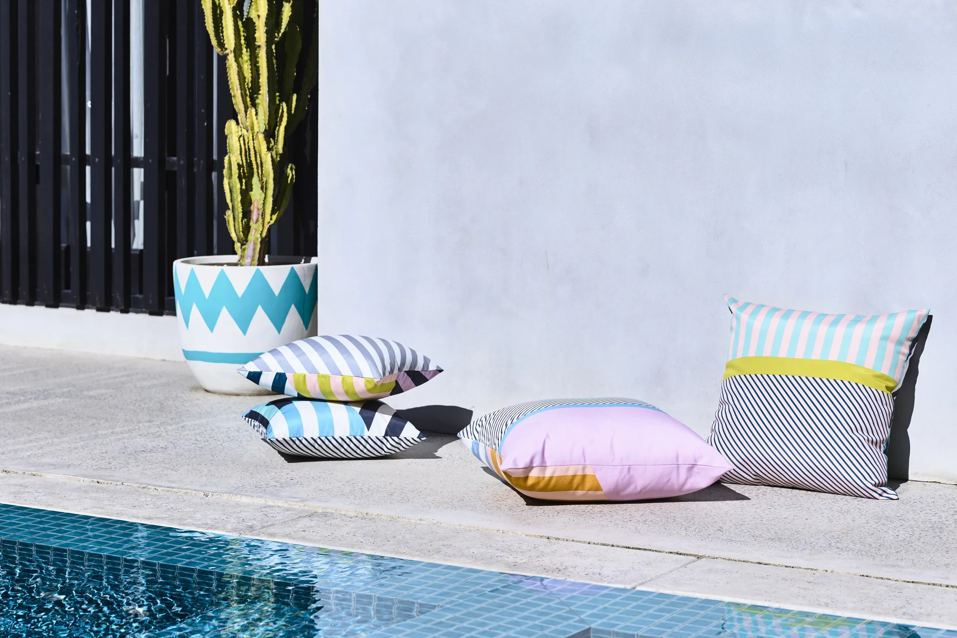 Rebecca Judd Loves Home Republic Cancun Cushions 45x45cm $59.95ea | 60x60cm $89.95ea
