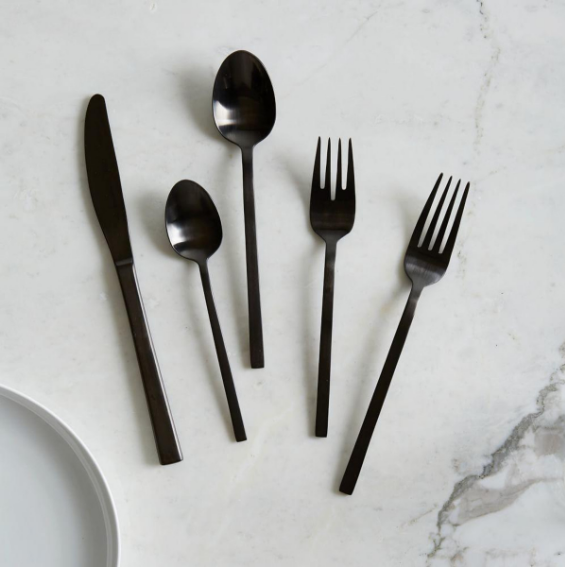 Black Cutlery - West Elm $49.95