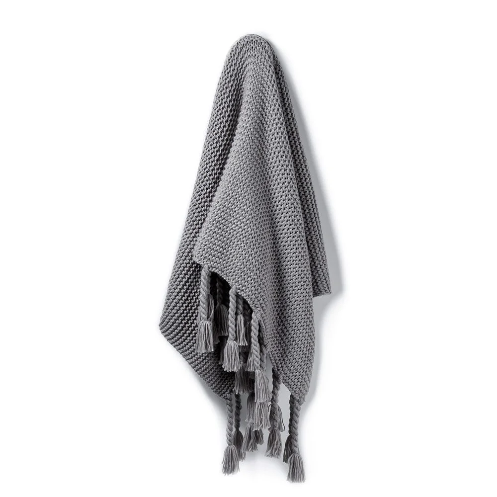 Mid Grey Throw - Adairs $83.97