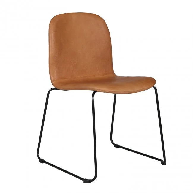 Seth Leather Dining Chair - ClickOn Furniture