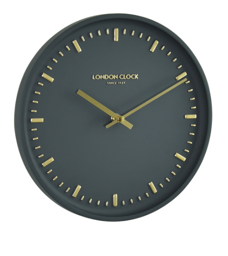 Arto Charcoal Wall Clock - The Super Cool