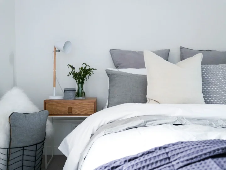 Vintage Softwash Cotton Quilt Cover Set - Smokey Grey &nbsp;|&nbsp; Vintage Softwash Cotton Sheet Set - White &nbsp;|&nbsp; Luxury Cotton Waffle Blakets - Carbon
