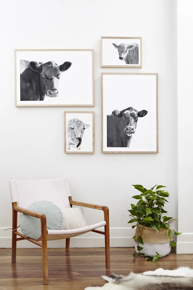 Elsie & Hugo - ELSIE LIMITED EDITION ART PRINT B&W A1