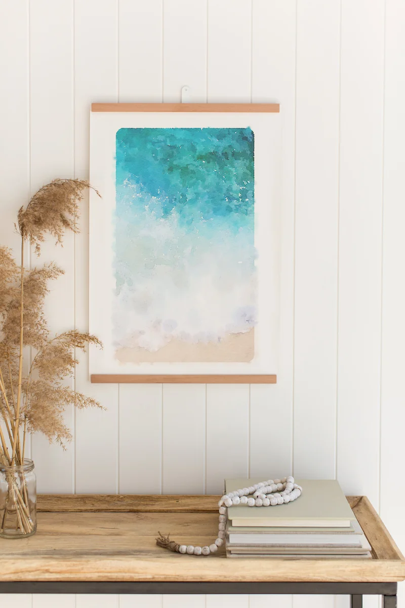 A simple and stunning solution to hang art in your home!