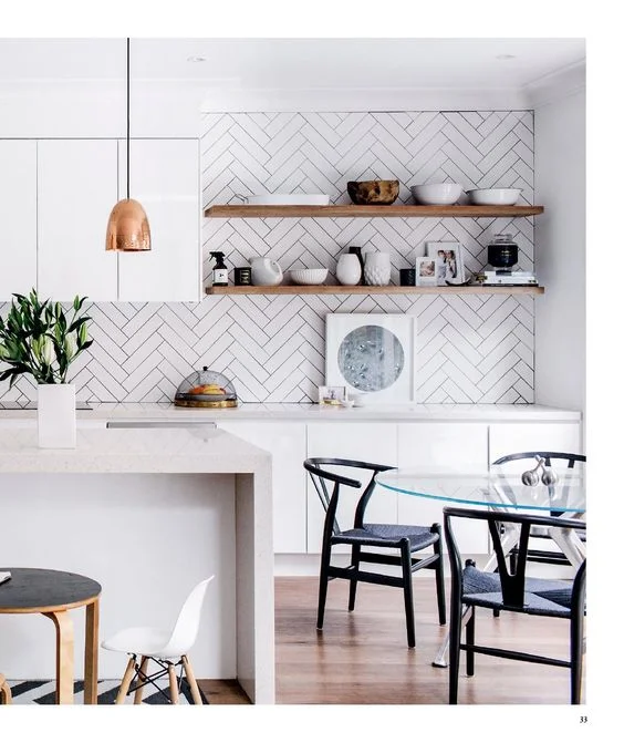 Image via Adore Magazine | Tile - Herringbone