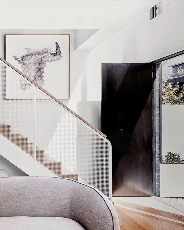That stair detail is everything 🙌🏼 Pine Ave Townhouses 
Architecture @cerastribleyarchitects 
Interiors @thestellacollective 
Developer @ourangle 
Photography @maegan_kb 
Build @cobenbuilding