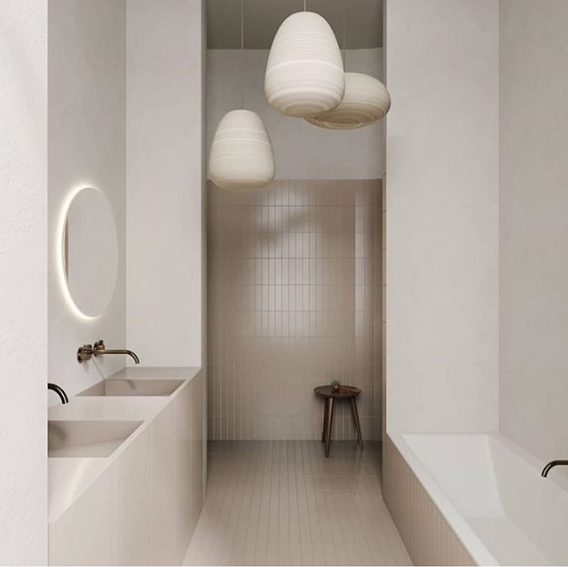 A beautiful minimal design with the most calming and serene palette...
Milan Apartment by @juliaprozora &amp; @prozoradesign 
Via @simple.form