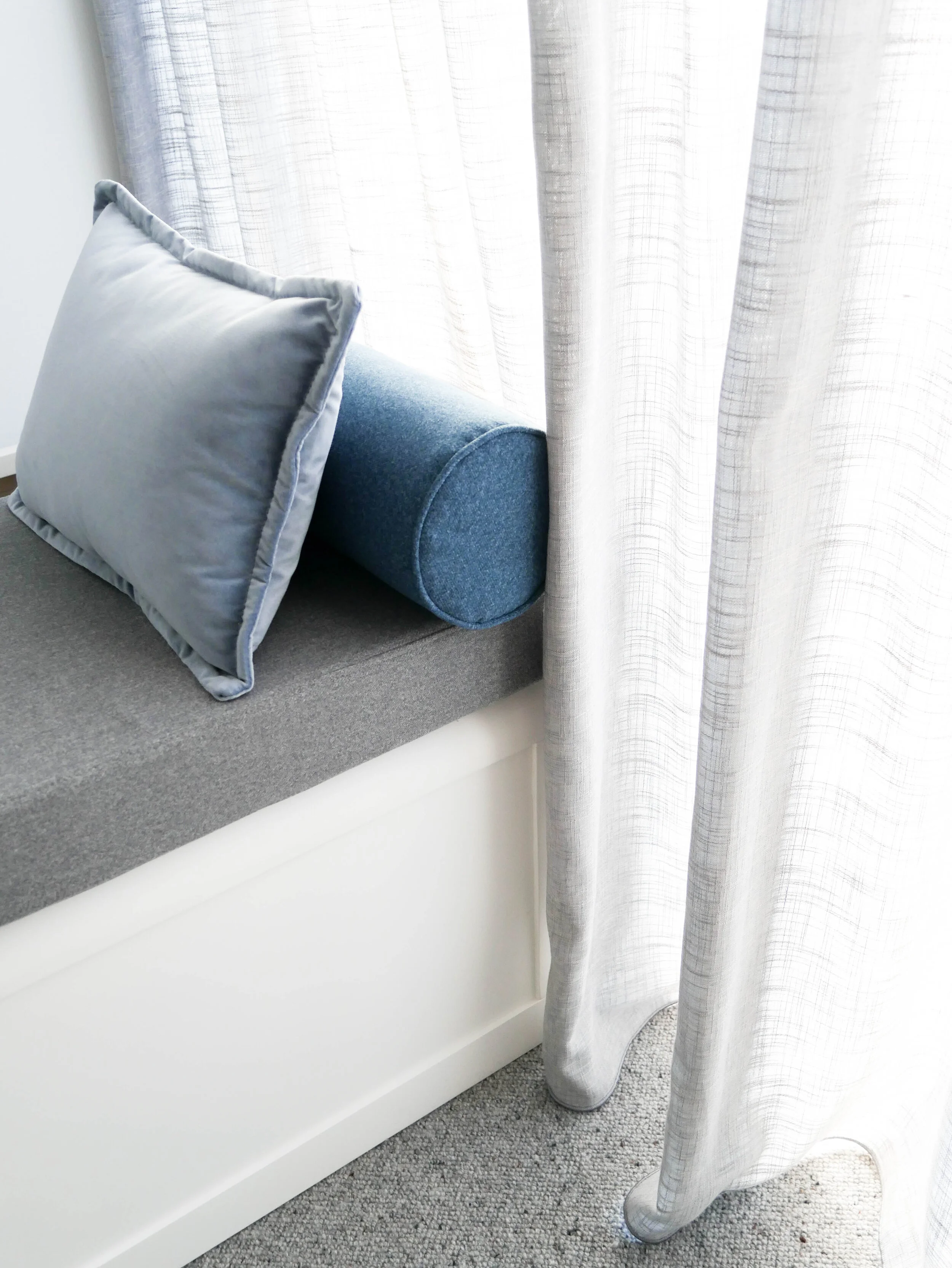 Custom bench seat cushion, bolster and cushion - by Clark Rubber