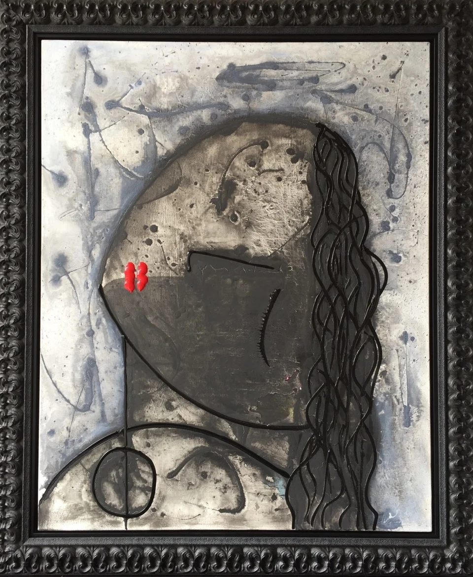 Noir Series #3 48 x 60 Acrylic on Canvas