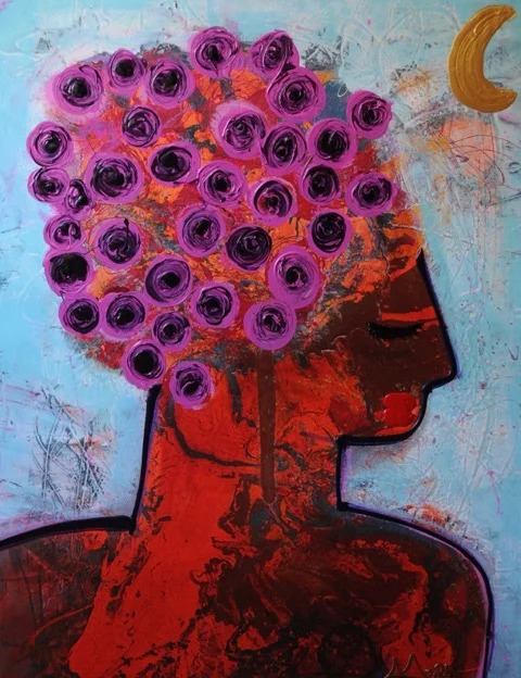  “Rosarita” 48 x 72 Acrylic on Canvas SOLD