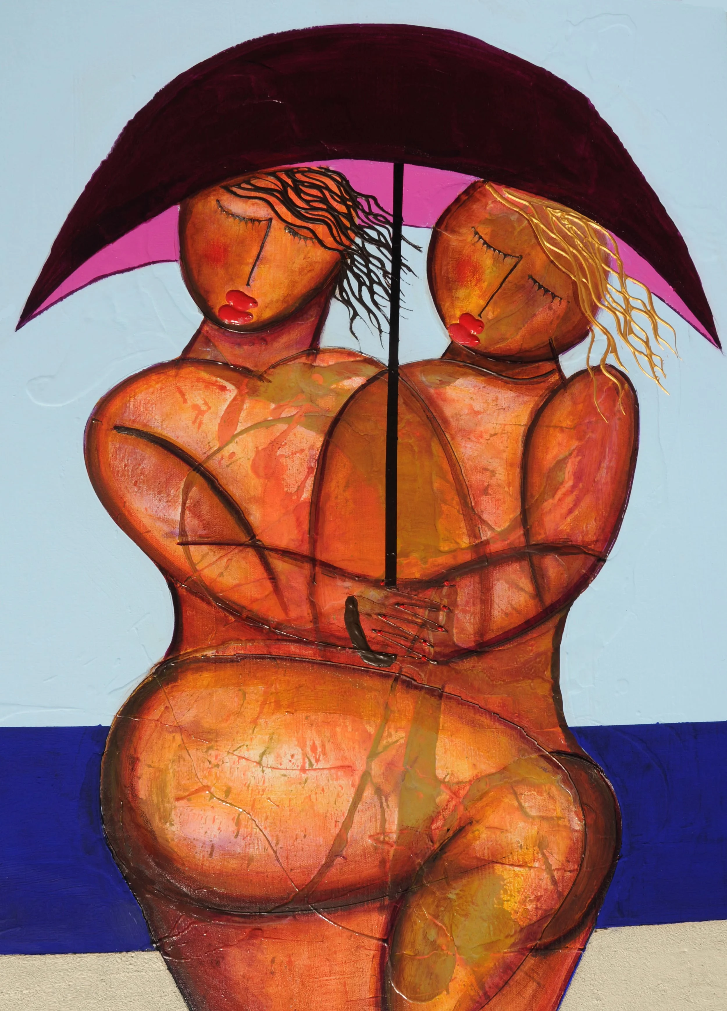 Amore con Ombrello - SOLD