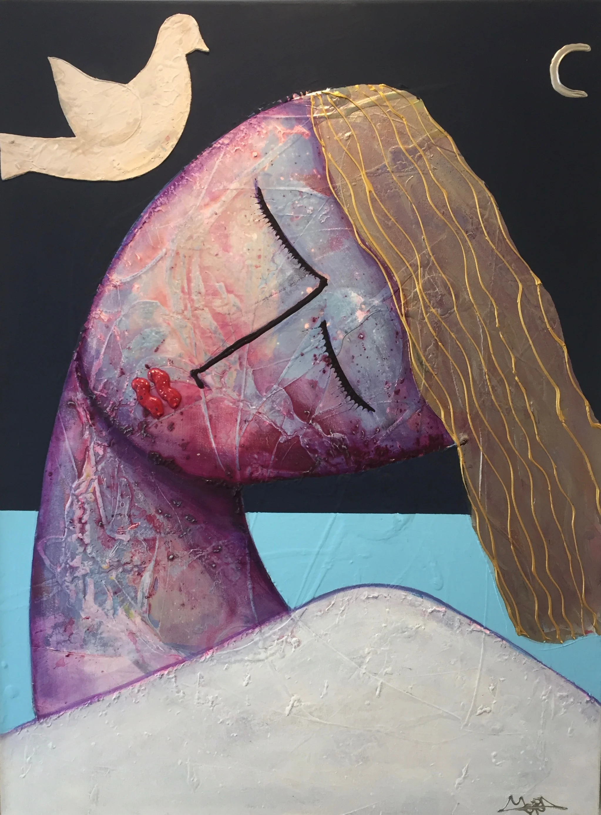 “ PACIFICA ” 36” X 48” Acrylic on Canvas AVAILABLE