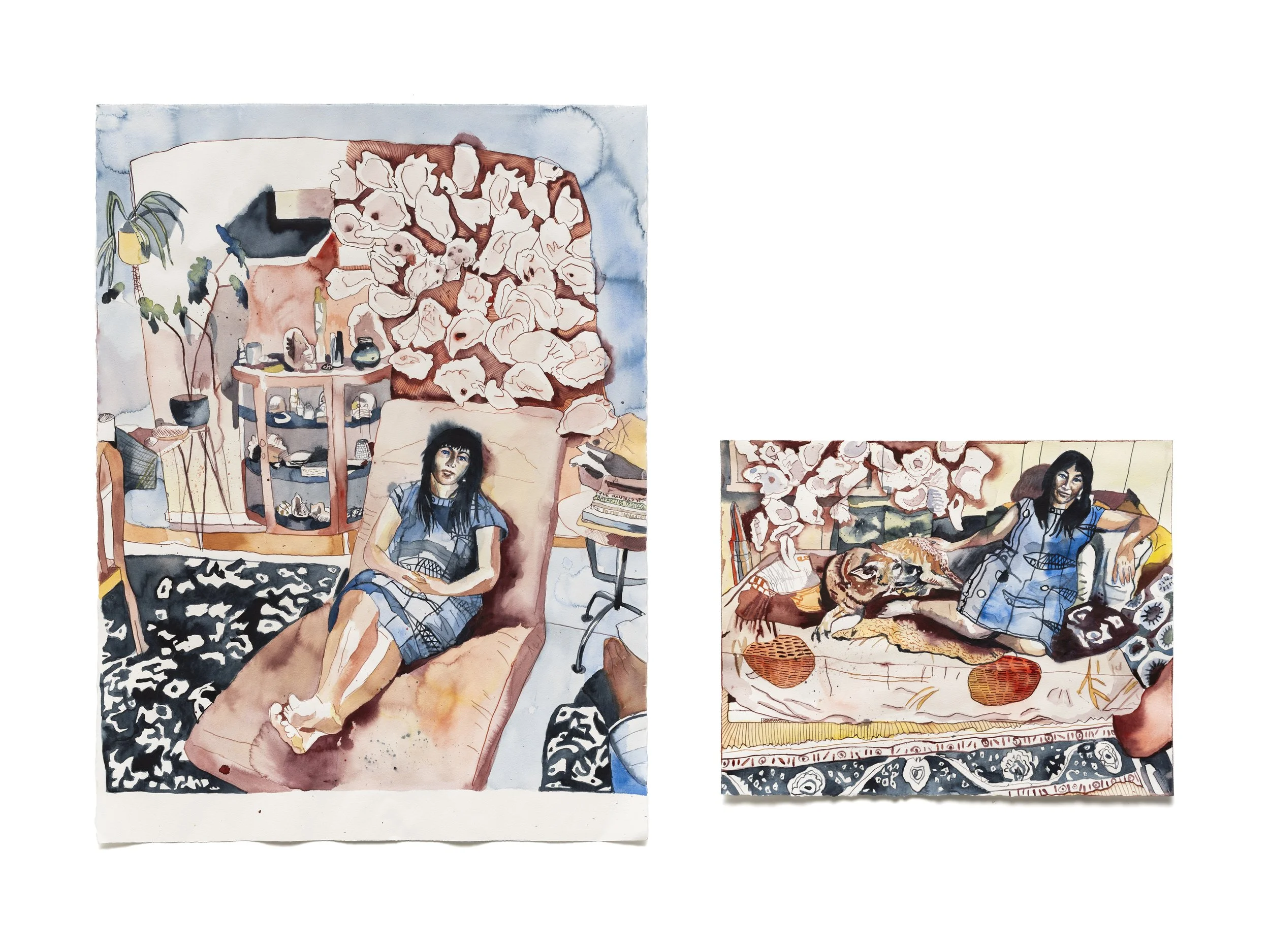  Megan at Woolloongabba 2025 (diptych)