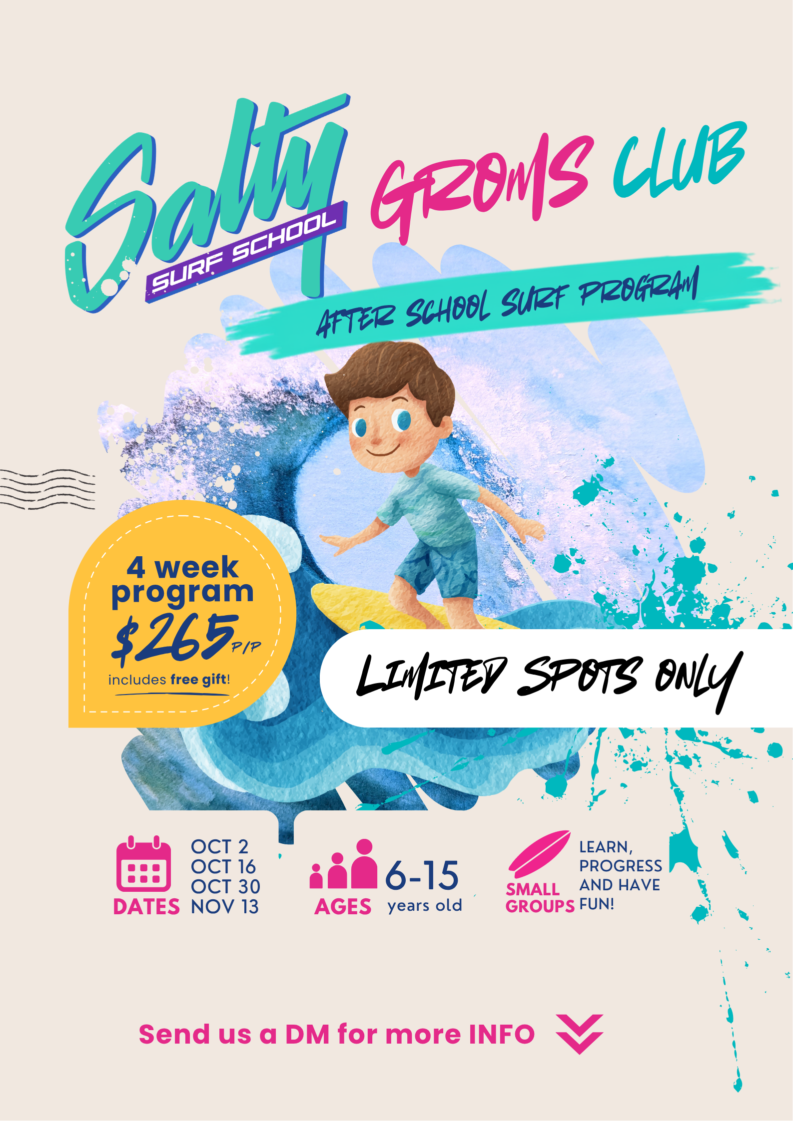 Surfing club in Mornington Peninsula- The Groms Club