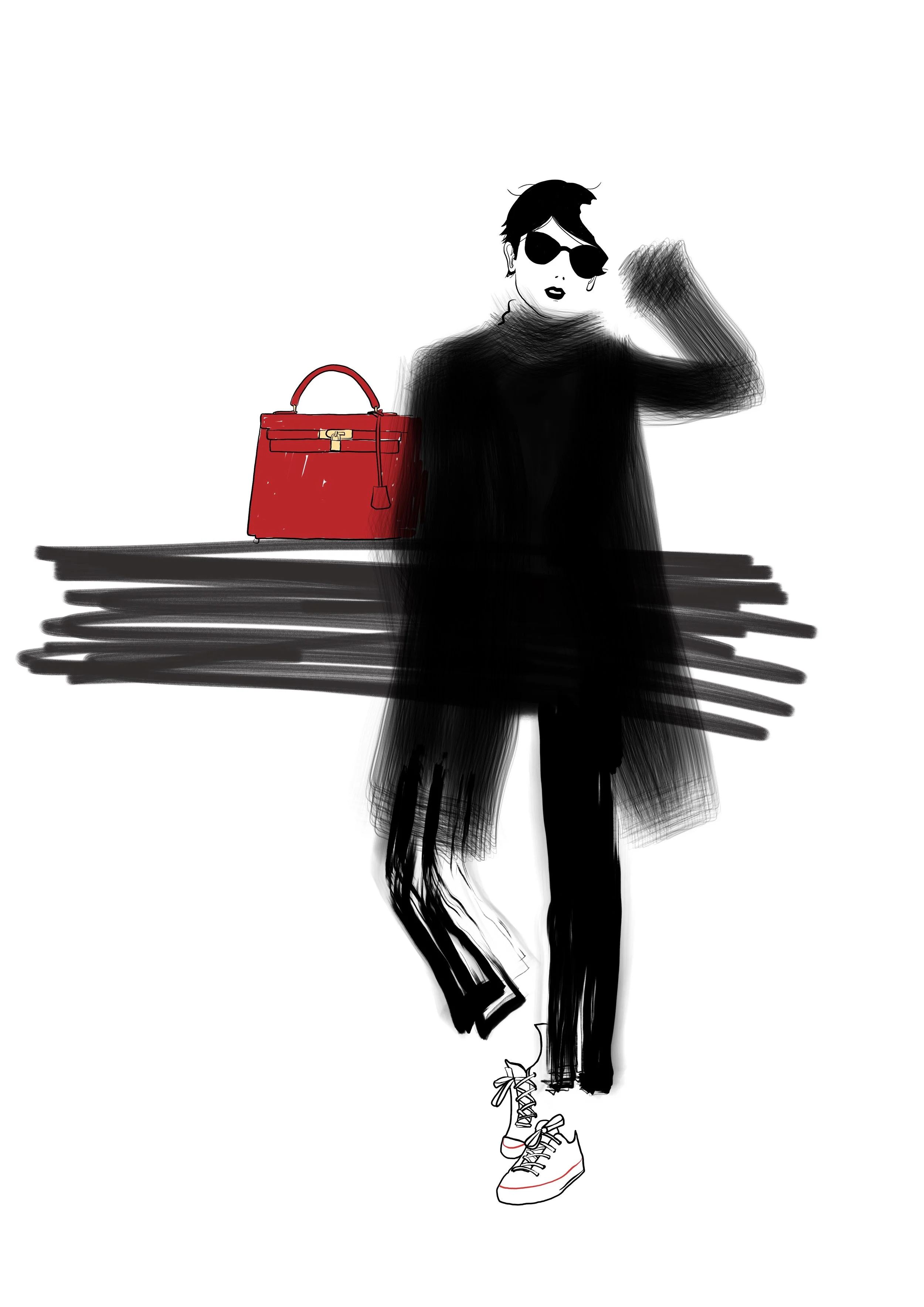 red bag