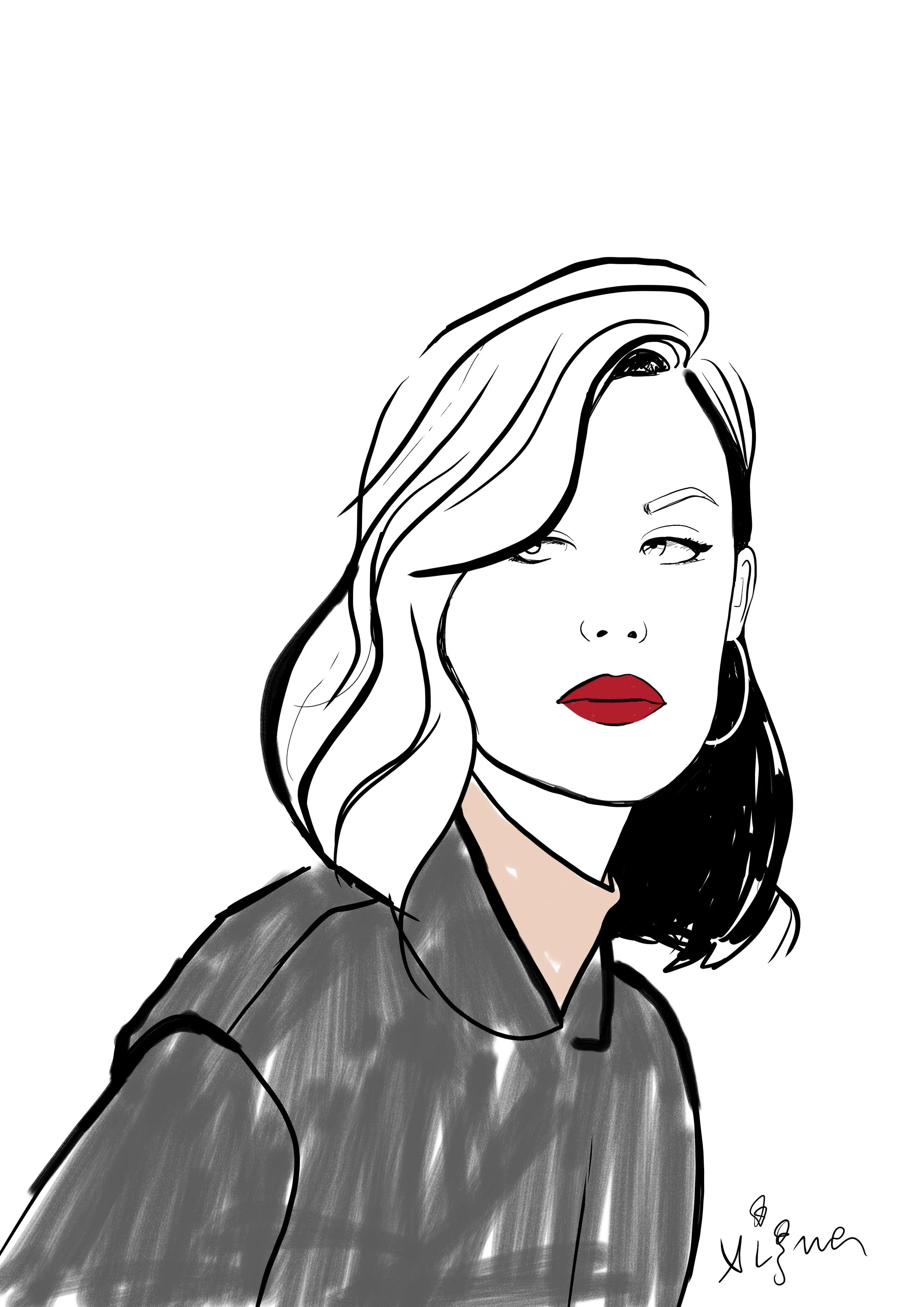 red lips