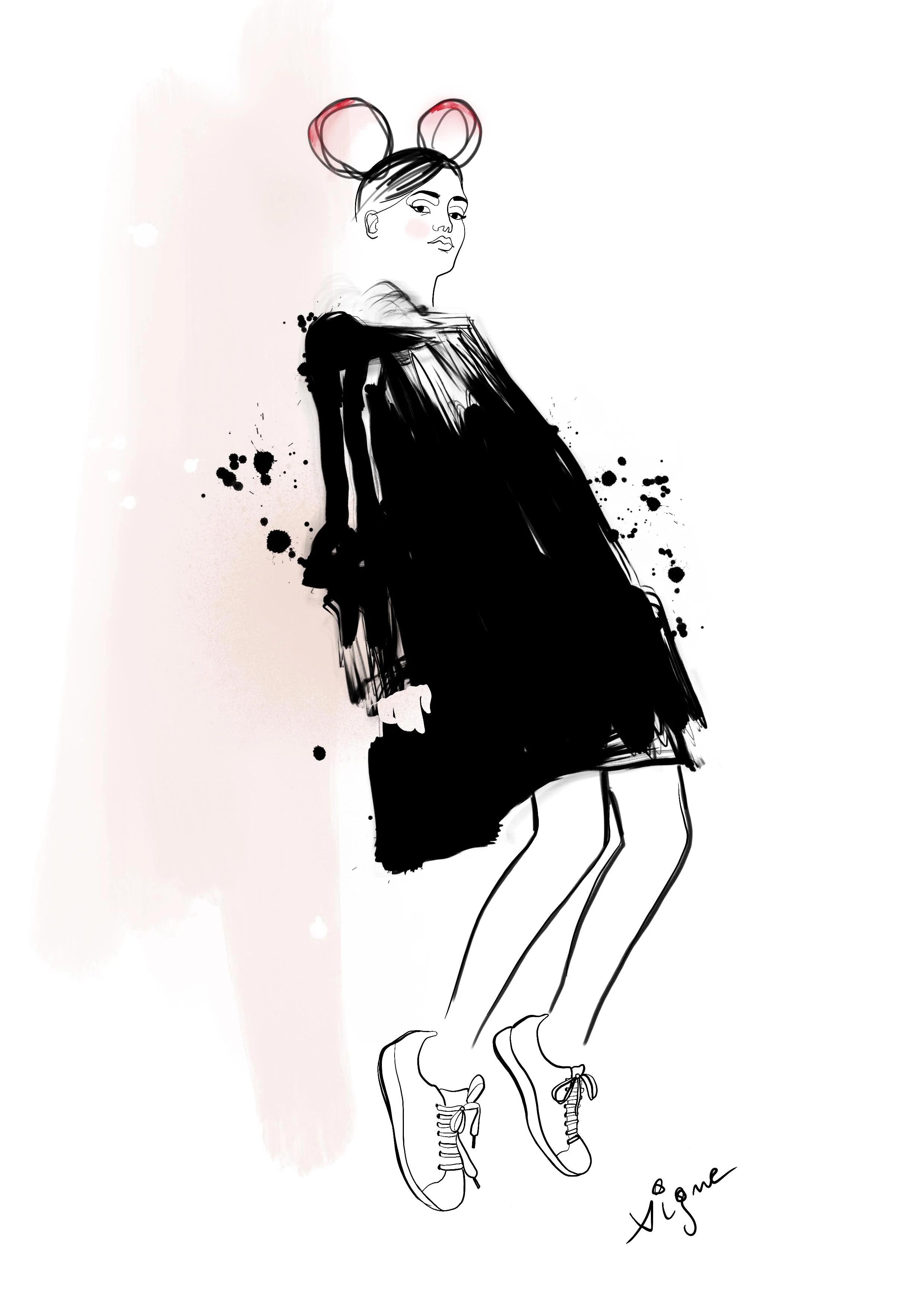 Mickey Mouse woman