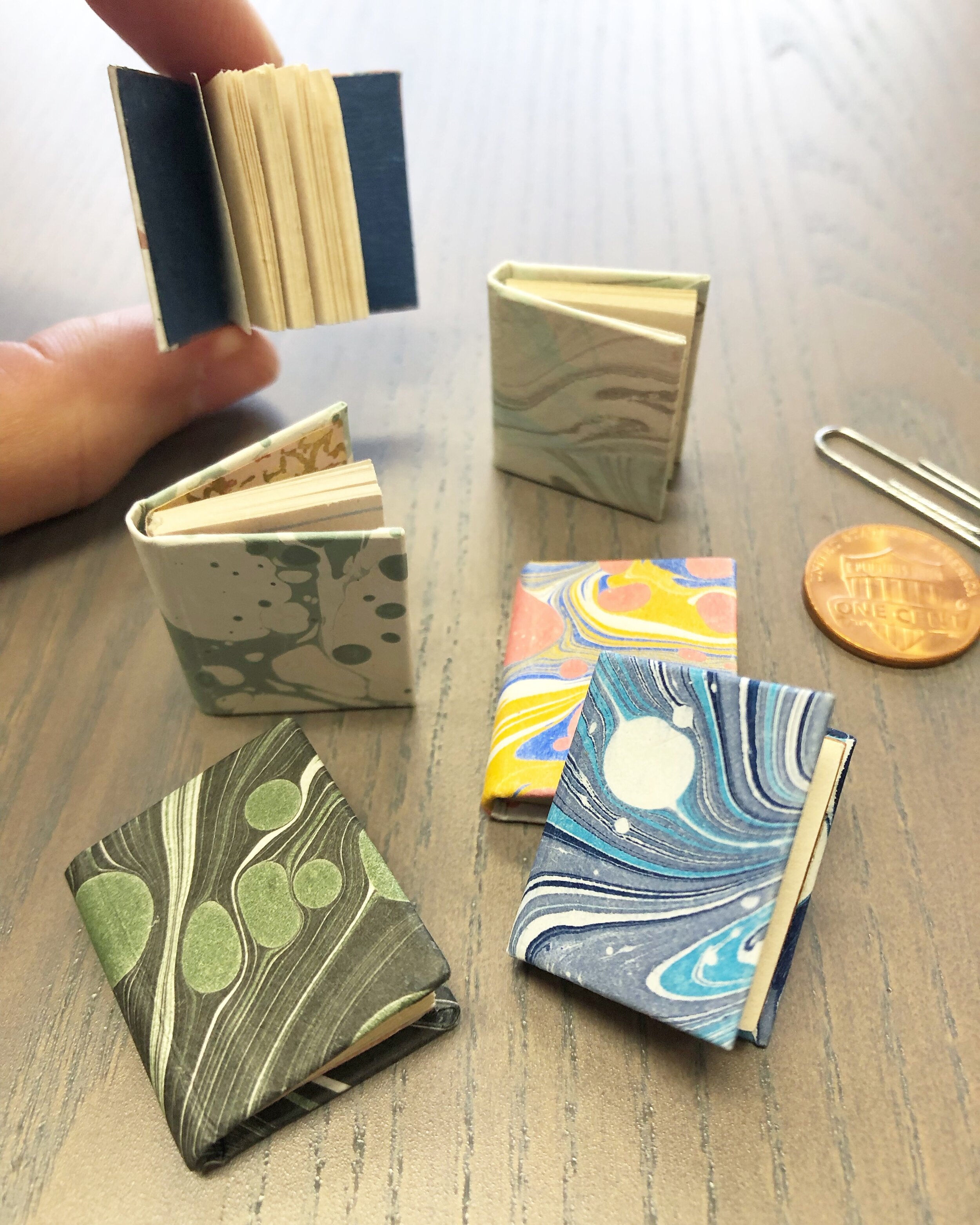 TINY Marbled Books.JPG