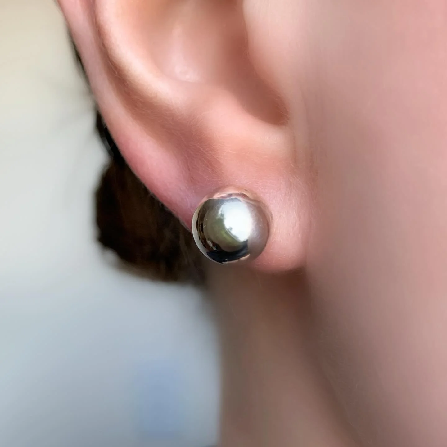 Estate Tiffany &amp; Co. Sterling Silver 10mm Ball Stud Earrings 

DM to inquire