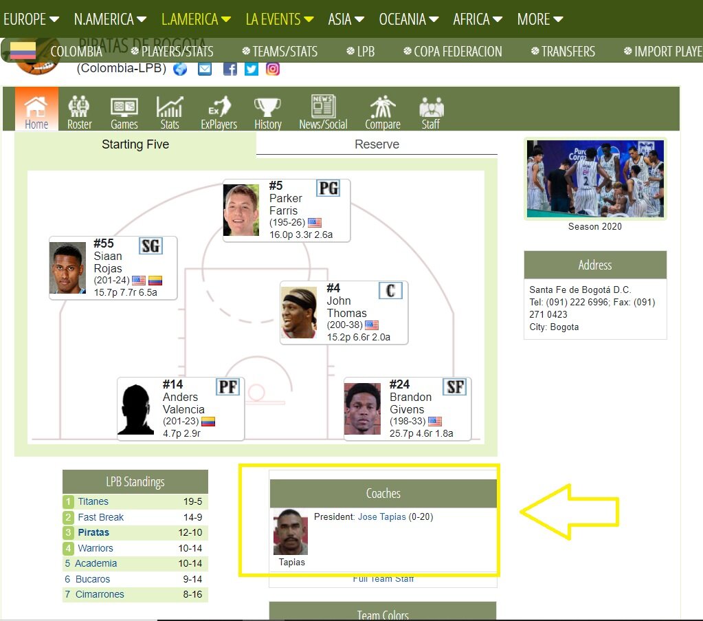 Overseas basketball players can find specific pro coaches through Eurobasket.com.