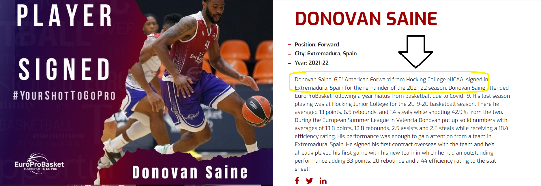 EuroProBasket provides overseas basketball tryouts for players looking to play professionally.