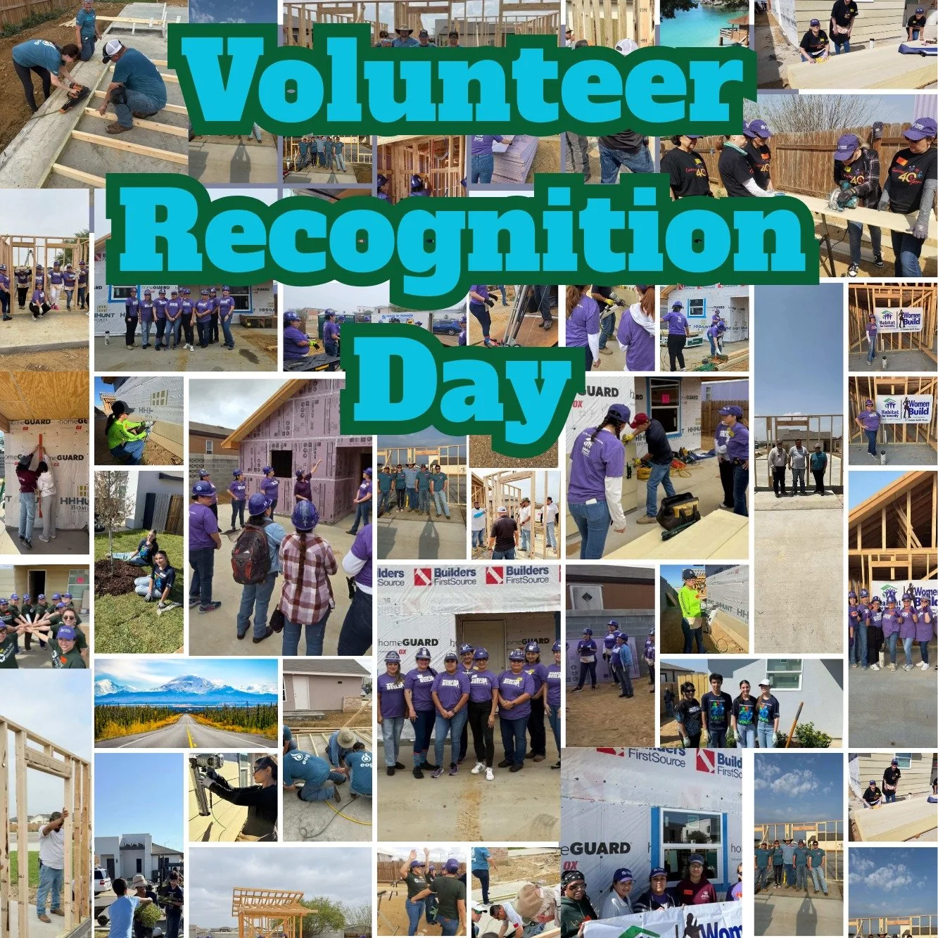 Thank you to all of our amazing volunteers! Whether you gave your time at our ReStore, helped on a construction site, or supported us in the office, you are the heart of what we do at Habitat for Humanity. Your hard work helps us build more than home