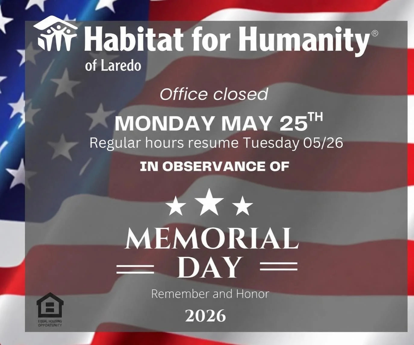 Honoring the brave men and women who gave everything for our freedom. Our office will be closed Monday, May 25 in observance of Memorial Day.