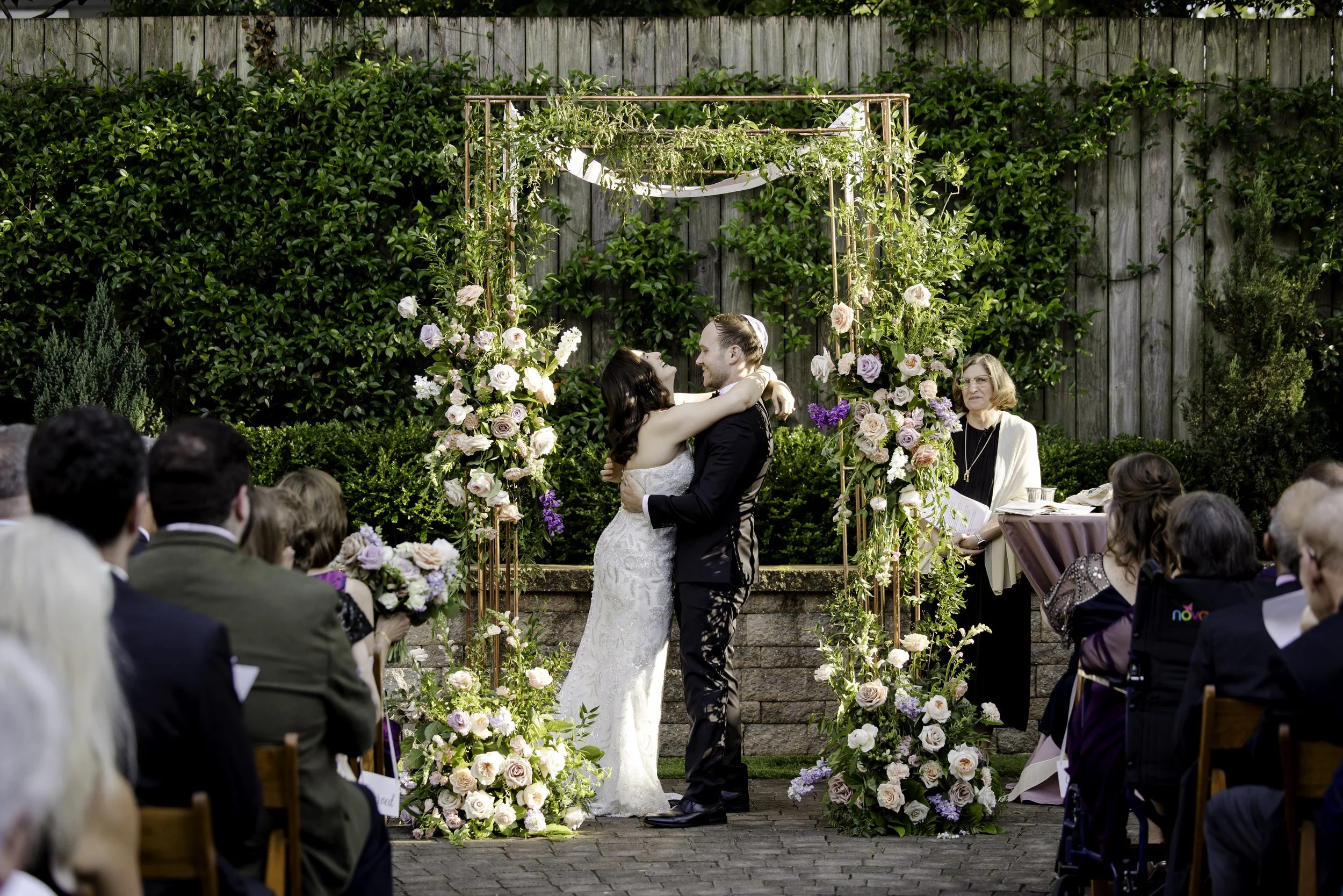 Real Wedding: Stephanie and Andrew’s Summer Garden Ceremony