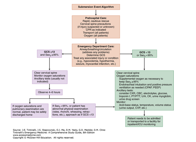 If normal O2 sat, normal mental status, normal lung exam after 4-6 hours patient can go home.