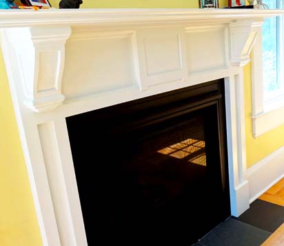 Custom millworking to bring out the most of your hearth.