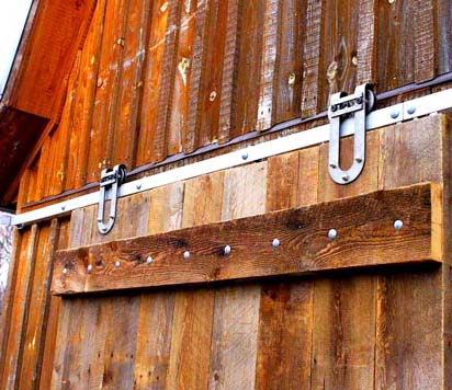 A new door seamlessly transforms an old barn.