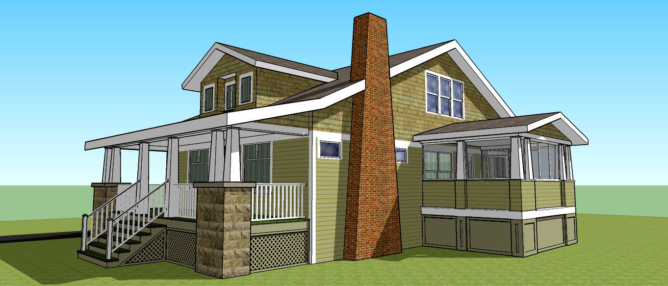 Architectural models take the guess work out of imaging your new addition. (All renderings by Vincent Randazzese exclusively for Roost Builders.)