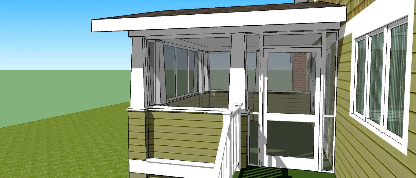 Step Four:  Perspectives for interior views.