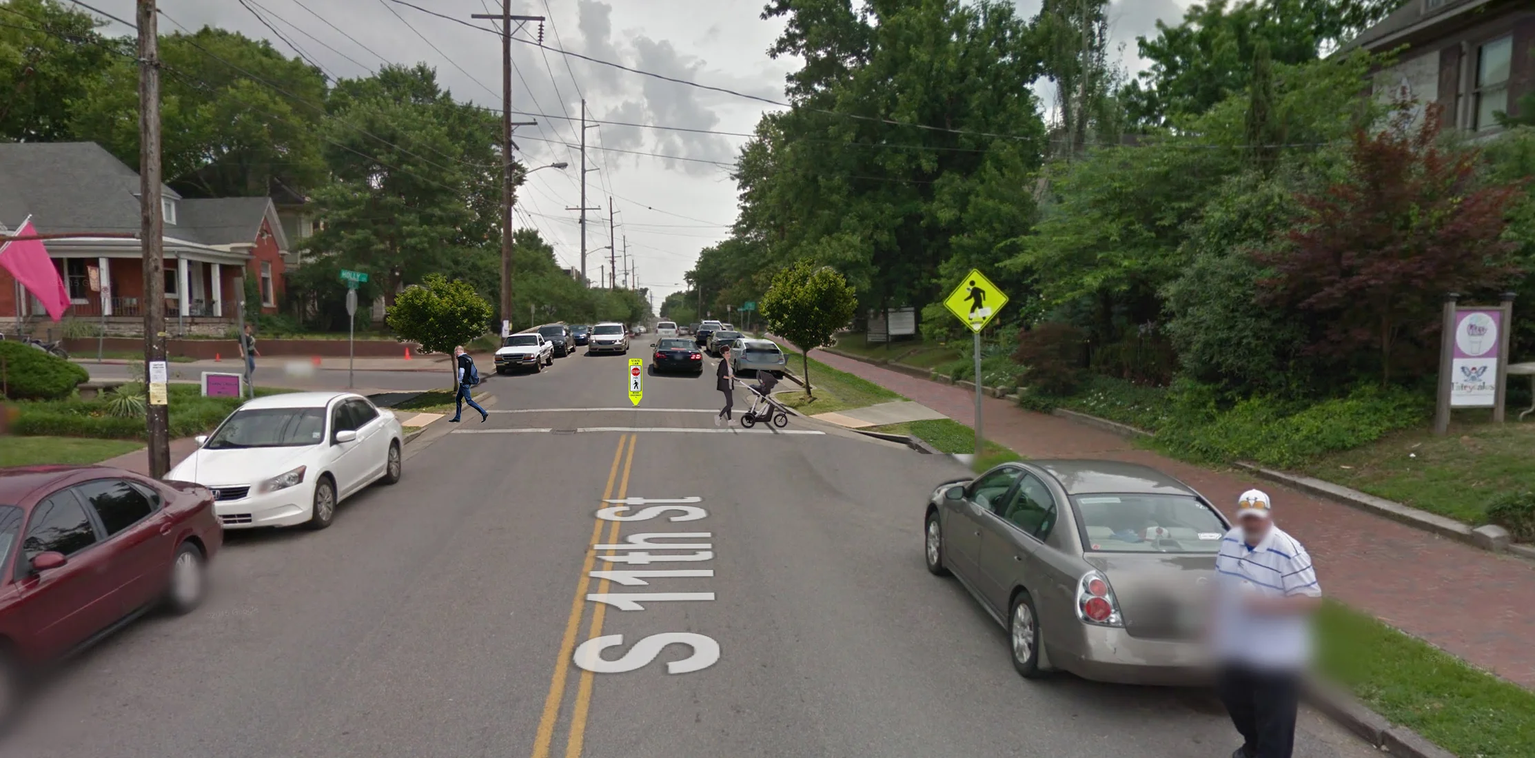 TURBO's vision for added crossing area on 11th St.