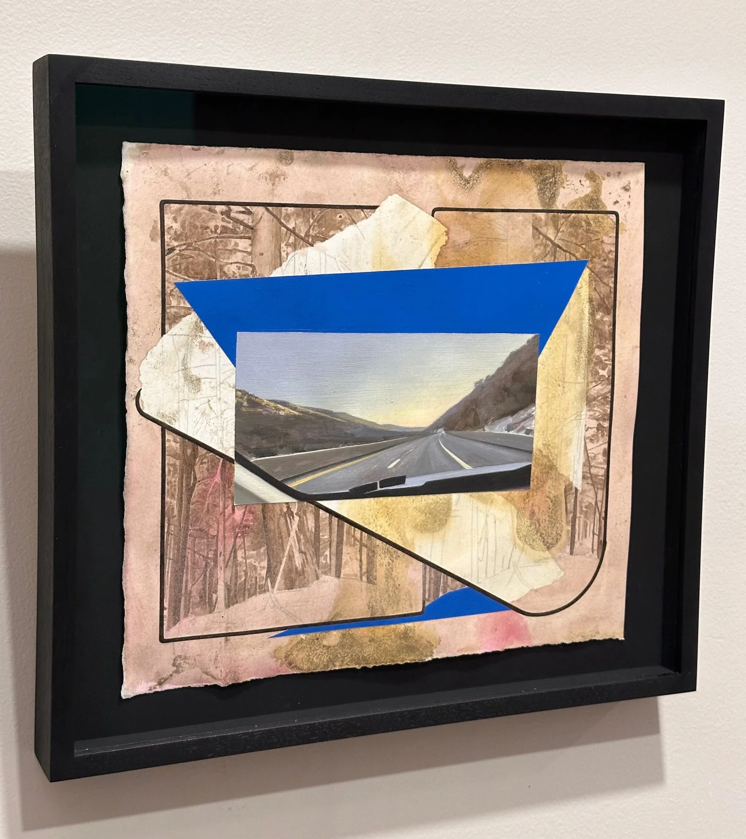 Hybrid No. 1 (view of the piece in custom frame with museum glass)